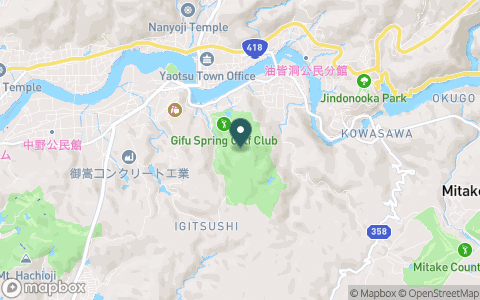 岐阜スプリングゴルフクラブの地図