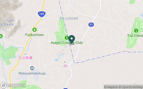 朝霧カントリークラブの地図