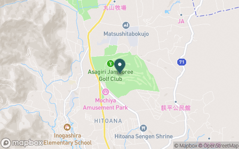 朝霧ジャンボリーゴルフクラブの地図