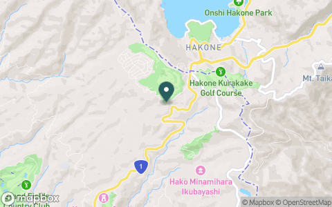 芦の湖カントリークラブの地図