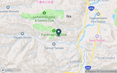 フジ天城ゴルフ倶楽部の地図