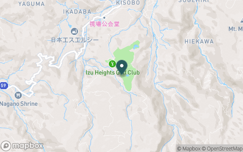 伊豆ハイツゴルフ倶楽部の地図