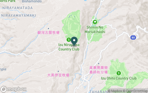 伊豆にらやまカントリークラブの地図