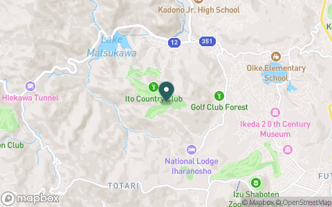 伊東カントリークラブの地図