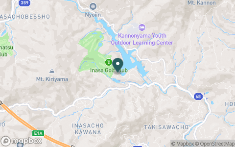 いなさゴルフ倶楽部の地図