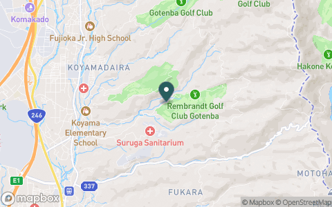 小田原ゴルフ倶楽部　日動御殿場コースの地図