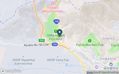 ＧＯＲＡ ＫＡＤＡＮ ＦＵＪＩ ＧＯＬＦの地図