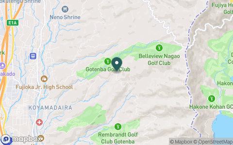 御殿場ゴルフ倶楽部の地図