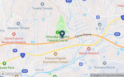 静岡カントリー　袋井コースの地図