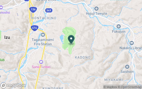 修善寺カントリークラブの地図