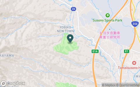 裾野カンツリー倶楽部の地図