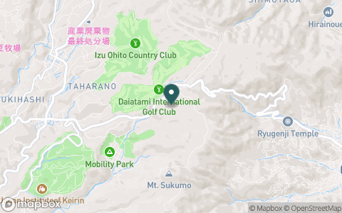 大熱海国際ゴルフクラブ　大仁コース・熱海コースの地図