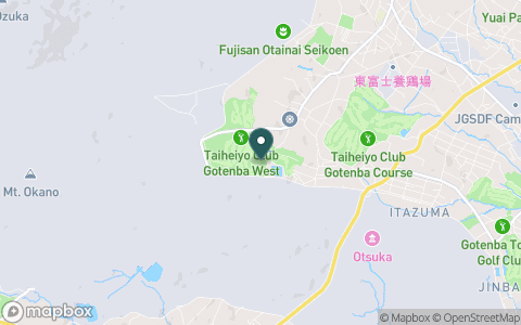 太平洋クラブ御殿場ウエストの地図