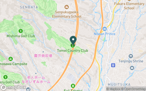 東名カントリークラブの地図