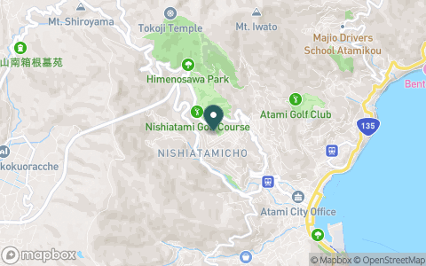 西熱海ゴルフコースの地図