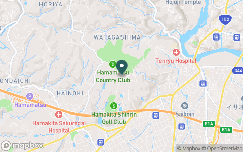 浜松カントリークラブの地図