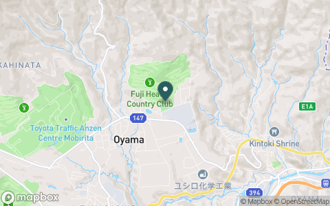 富士グリーンヒルゴルフコースの地図