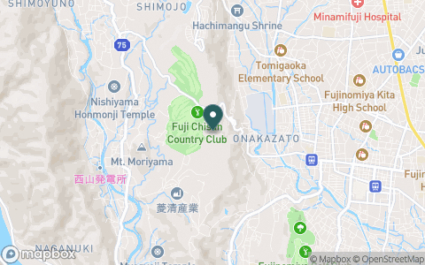 富士チサンカントリークラブ【ＰＧＭ】の地図