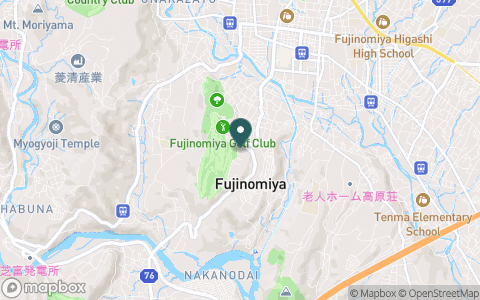 富士宮ゴルフクラブの地図