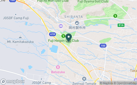 富士平原ゴルフクラブの地図