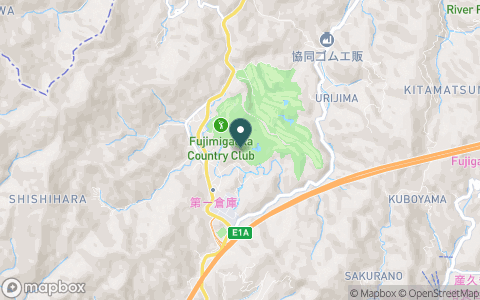 富士見ケ丘カントリー倶楽部（シャトレーゼグループコース）の地図