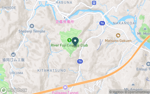 リバー富士カントリークラブの地図
