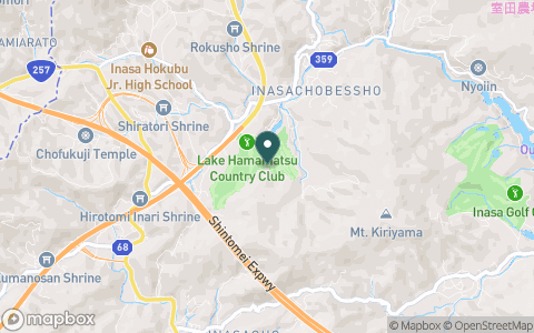 レイク浜松カントリークラブの地図