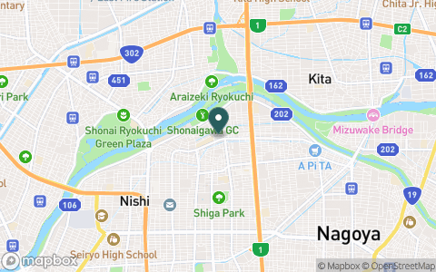 庄内川ゴルフ倶楽部の地図