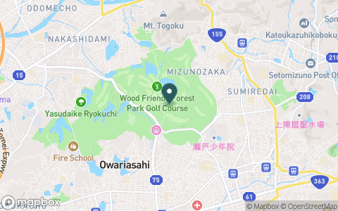 ウッドフレンズ森林公園ゴルフ場（愛知県）の地図