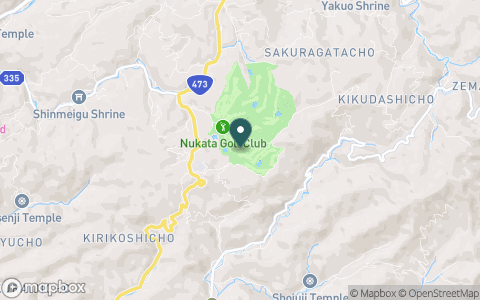 額田ゴルフ倶楽部の地図