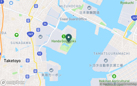 半田ゴルフリンクスの地図