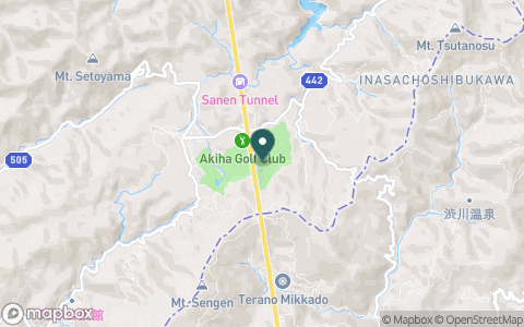 秋葉ゴルフ倶楽部の地図
