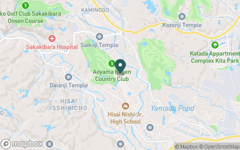 青山高原カントリークラブの地図