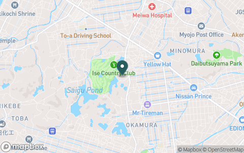 伊勢カントリークラブの地図