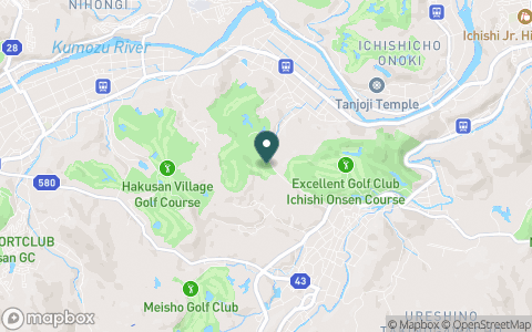 伊勢中川カントリークラブの地図