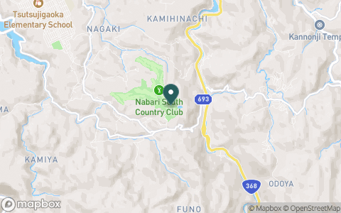 名張サウスカントリー倶楽部の地図