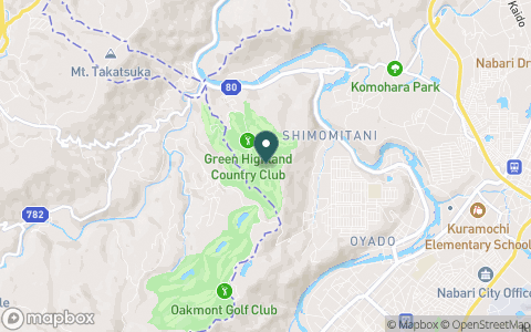 グリーンハイランドカントリー倶楽部【アコーディア・ゴルフ】の地図