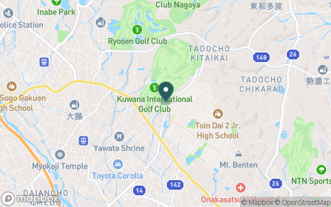 桑名国際ゴルフ倶楽部の地図