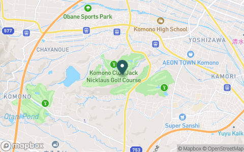 菰野倶楽部ジャック・ニクラウスゴルフコースの地図