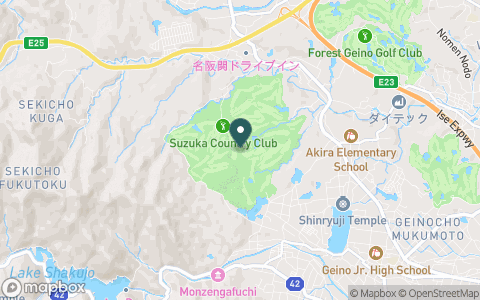 鈴鹿カンツリークラブの地図