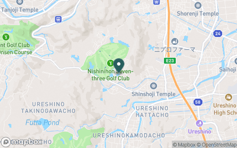 西日本セブンスリーゴルフクラブの地図