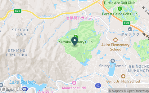 双鈴ゴルフクラブ 関コース【アコーディア・ゴルフ】の地図