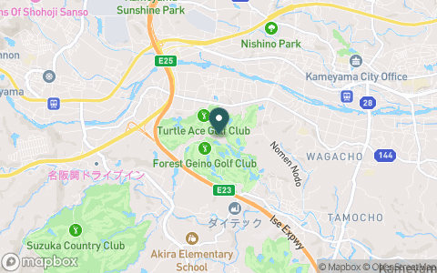タートルエースゴルフ倶楽部の地図