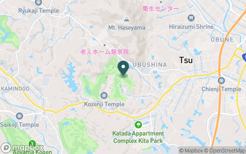 津カントリー倶楽部の地図