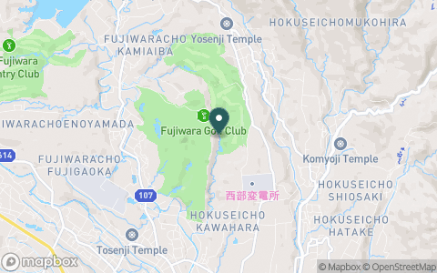 藤原ゴルフクラブ【アコーディア・ゴルフ】の地図