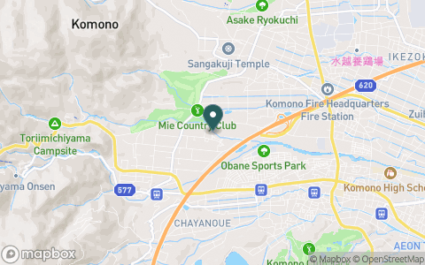 三重カンツリークラブ（三重県）の地図