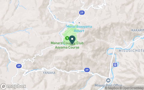 メナードカントリークラブ青山コースの地図