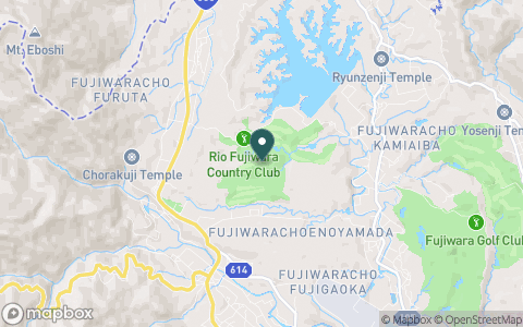 リオフジワラカントリークラブの地図