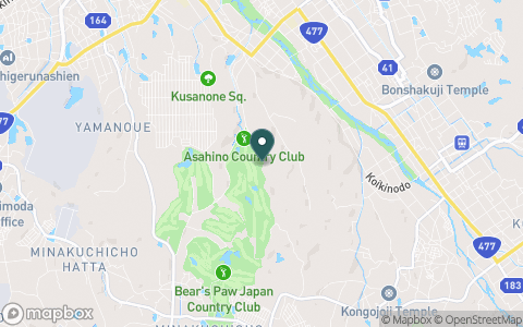朝日野カントリー倶楽部の地図