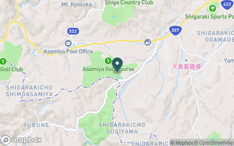 朝宮ゴルフコース【アコーディア・ゴルフ】の地図